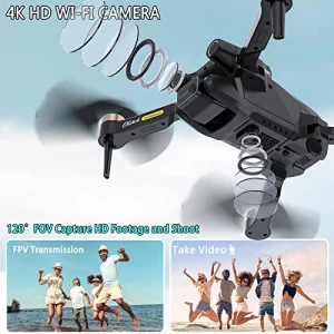 4K HD GPS Drone with Camera — Drone, TTBD TOYS