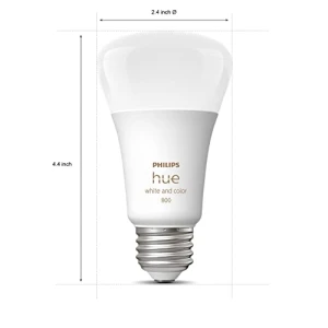 Smart 60W A19 LED Bulb — Smart Light Bulb, Philips Hue