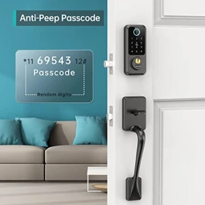 Smart Lock Front Door - Keyless Entry Door Lock with Handle Set — Smart Lock, hornbill