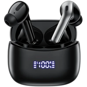 Bluetooth Headphones with LED Display — Wireless Earbuds, ZINGBIRD