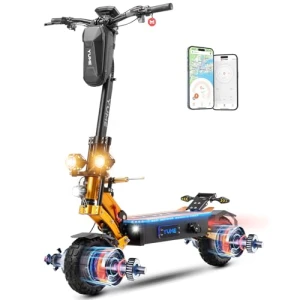 Electric Scooter with C-Shaped Absorber — Electric Scooter, M YUME SCOOTER