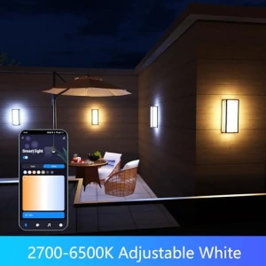 LED Smart Outdoor Wall Lights — Smart Light Bulb, WISELUME