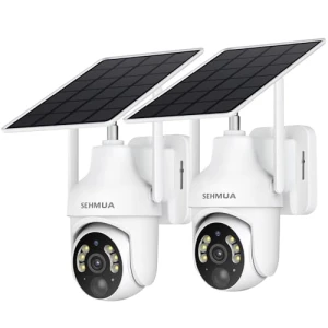 2K Solar Security Cameras Wireless Outdoor — Security Camera, SEHMUA