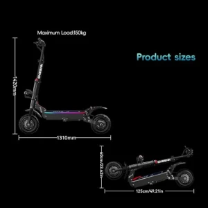 Powerful 5600W Dual Motor Electric Scooter — Electric Scooter, ONECNA