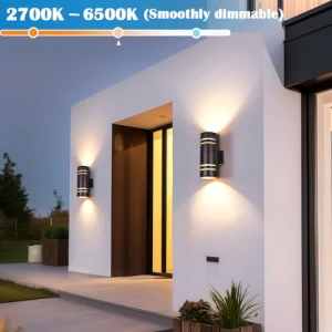 Smart RGB Outdoor Wall Lights, iYogaled