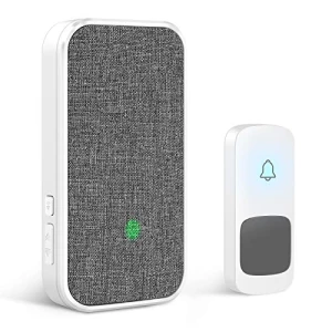 Wireless Doorbell with Fabric Finish, Coolqiya