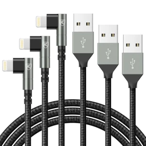 90 Degree iPhone Charger Cable, KIYODA