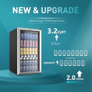 Beverage Refrigerator Cooler — Smart Refrigerator, EUHOMY