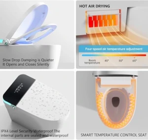 Smart Toilet with Heated Bidet and Dryer, TDH