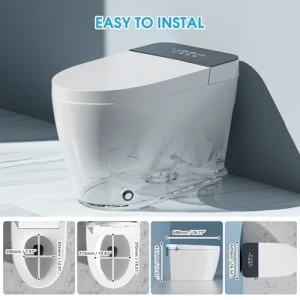 Smart Toilet with Heated Bidet and Dryer, TDH