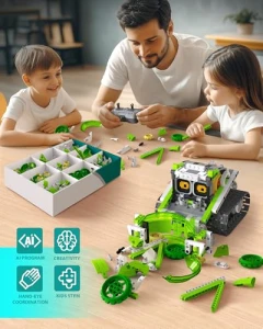STEM AI Robot Toys Building Set — Coding Robot, Opmind
