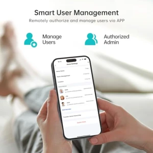 WiFi Keyless Entry Door Lock with Handle — Smart Lock, hornbill