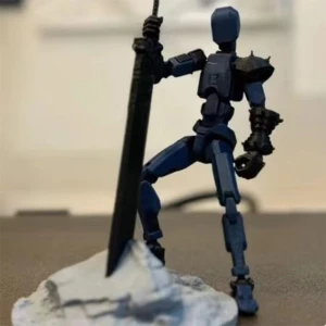 3D Printed Titan Robot Mobile Doll Set, Ren Beauty