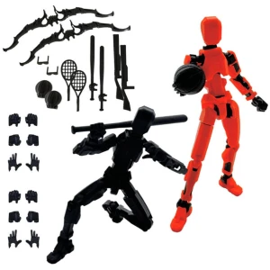 3D Printed Titan Robot Mobile Doll Set, lucky66