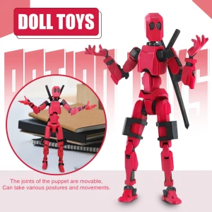 3D Printed Titan Robot Mobile Doll Set, amydeal
