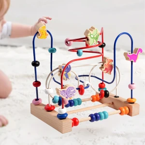 Wooden Bead Maze Toy, Closet of Beauty
