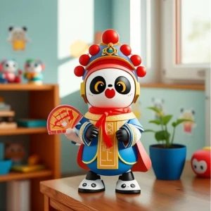 Automatic Panda Doll Changing Face, Plastic Toys