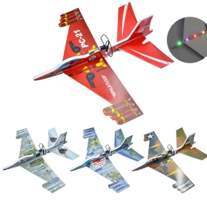 USB Rechargeable Glow-in-the-Dark EPP Electric Hand-Launched Glider Fighter, All About Drones