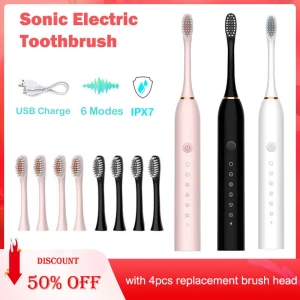 Electric Toothbrush with Smart Timing — Electric Toothbrush, Versatile glasses