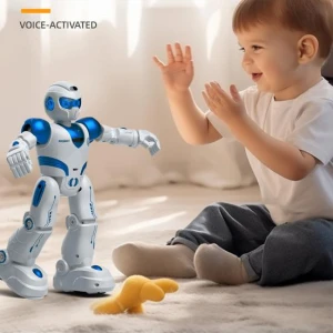 Programmable Dancing Robot with LED Eyes — Coding Robot, Vitality Figure