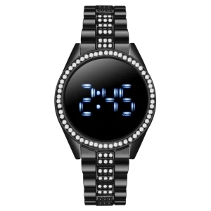 Unisex Fashion Watch with Rhinestones and LEDs, kuanhong