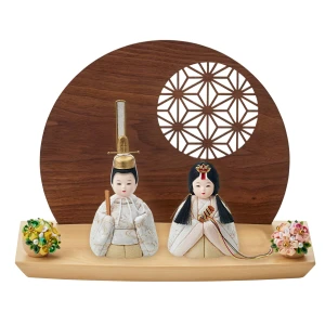 Mini Kimekomi Base with Stylish Brocade Doll Cherry Blossom, PITAKITE