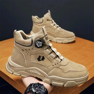 Smart Buckle Anti-Smash Anti-Puncture Steel Toe Work Safety Shoes, NB Fashion