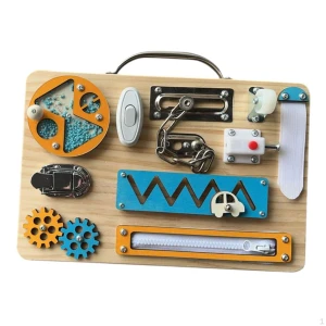 Busy Board Activity Sensory Toy, Chinese Style