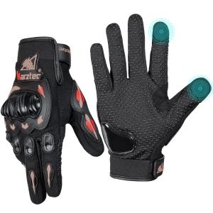 Motorcycle Bicycle Touch Panel Compatible Unisex Gloves, Zen Picks