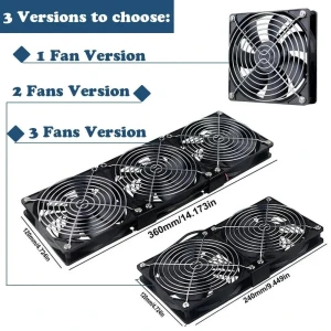 120mm Cooling Fan with Controller, HOME-Auto-001