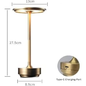 I-Shaped Metallic Table Lamp