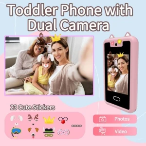 Kids Toy Smartphone with Dual Cameras, Vitality Figure