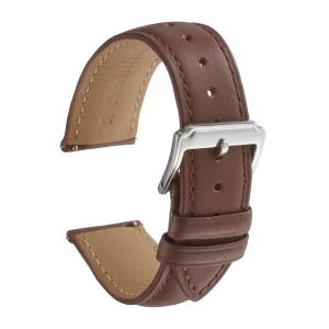 Smooth Leather Watch Strap, GOALMART