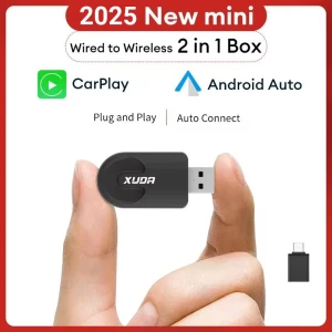 Wireless CarPlay Android Auto Adapter — Car Infotainment System, Dream Garage