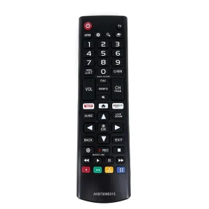 Smart TV Remote Control with LED Backlight, Axzhk