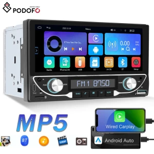 Universal Car MP5 Player with Touch Screen — Car Infotainment System, Podofo