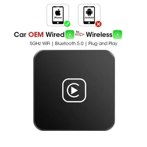 Mini Box with Wired Wireless Connection Carplay Android Auto BT Adapter — Car Infotainment System, Reakosound