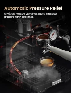 Espresso Machine with Milk Frother — Coffee Maker, Neretva