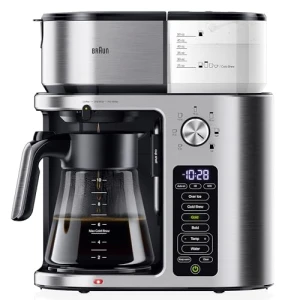 MultiServe Plus 10-Cup Pod Free Drip Coffee Maker, Braun