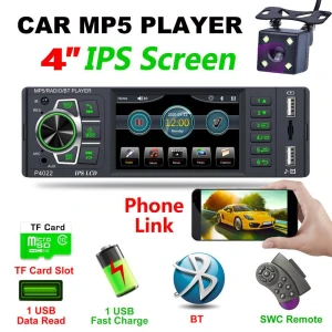 Car Stereo System with Bluetooth and 4-inch Touchscreen — Car Infotainment System, icreative