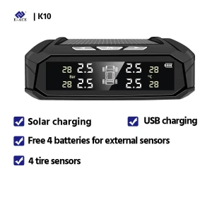Automotive TPMS System with Automatic Display — TPMS, HOME-Auto-001