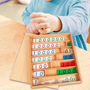 Montessori Decimal Bank Game Toy, HappyToy