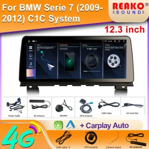 12.3-inch Touchscreen Car Video Player — Car Infotainment System, Reakosound