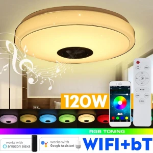 Modern RGB LED Ceiling Light — Smart Light Bulb, Decor Dream