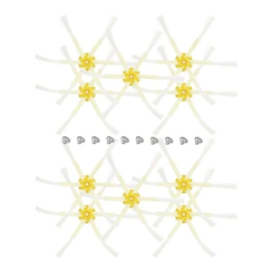 Side Brush + Screws Kit, GOODLUCKK