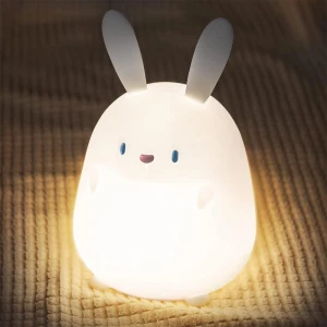 Silicone LED Rabbit Lamp, Four season household daily use