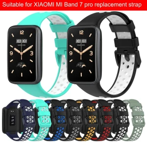 Silicone Strap for Mi Band 7 Pro, Vegetables