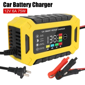 Universal Smart Truck Motorcycle Battery Charger, AINYSZIN Automotive Parts