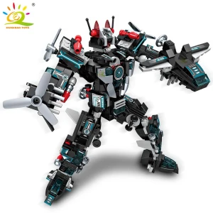 Urban Special Forces Police Robot Transformer Building Blocks Set, Favorlook