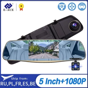 Automobile DVR Mirror — Dash Cam, E-ACE